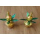 Tanjore Mirror Work Kalasam with Five leaves